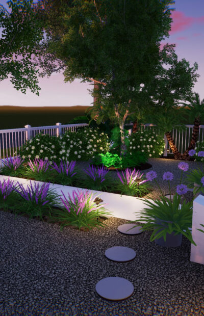 Front View - Hollywood Classic Garden Design